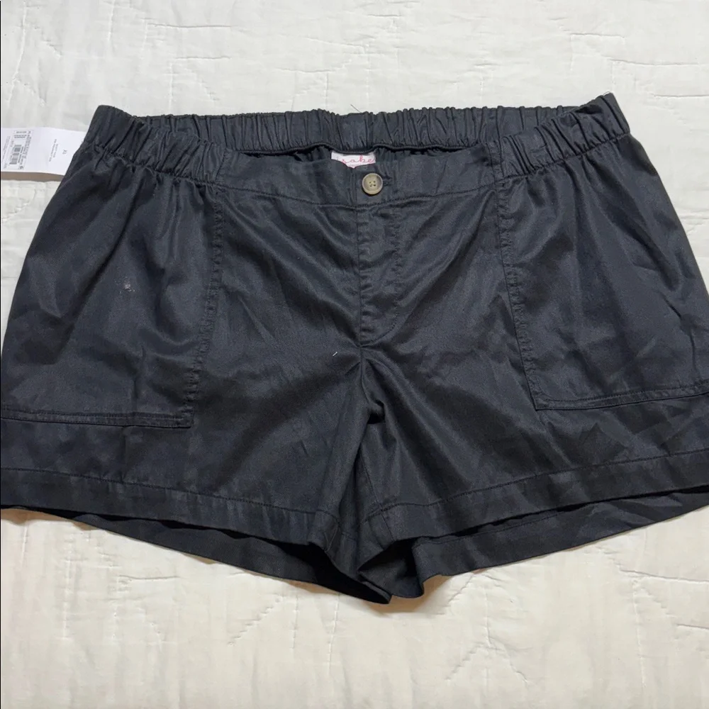 Isabel‎ Maternity by Ingrid & Isabel Twill Shorts - Black NWT
